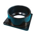 Backseat RV-702B 3 in. Hub Slip Socket Flange Black BA1681074